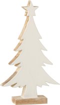 J-Line Kerstboom Mango Hout Wit/White Wash Large