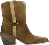 Elena Iachi Vrouwen Suède     Cowboy Laarzen  / Western Boots E2881 - Taupe - Maat 38