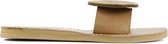 Laidback London Vrouwen Leren    Slippers /  Slides - Remi - Cognac - Maat 39