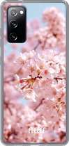 6F hoesje - geschikt voor Samsung Galaxy S20 FE - Transparant TPU Case - Cherry Blossom #ffffff