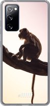 6F hoesje - geschikt voor Samsung Galaxy S20 FE - Transparant TPU Case - Macaque #ffffff