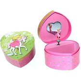 Simply for Kids Houten Juwelendoosje met Muziek Prinses op Paard - Speelgoed - Sieraden en Accessoires