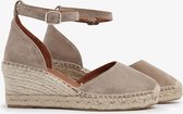 VIA VAI Flora Braid Espadrilles - Met Sleehak - Beige - Maat 39