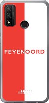 6F hoesje - geschikt voor Huawei P Smart (2020) -  Transparant TPU Case - Feyenoord - met opdruk #ffffff