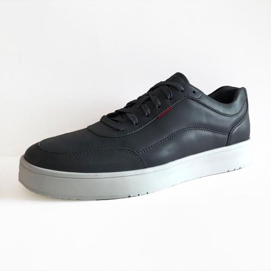 FitFlop™ Rally X Leather Sneakers Men Pewter Grey - Maat 43 | bol.com