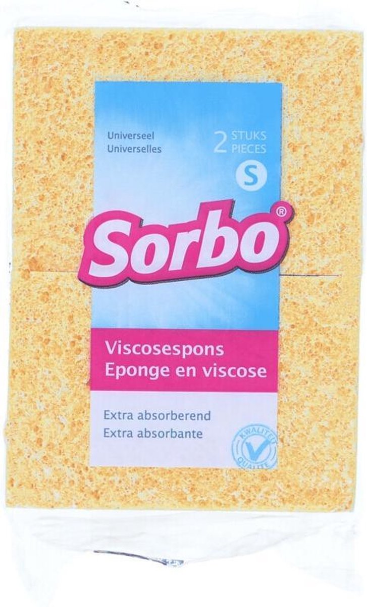 Spons viscose small 2 st