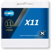 KMC X11 Silver / Black Fietsketting 11 Speed - 114 Schakels Zilver (Bulk verpakking)