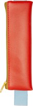 Kikkerland Etui 17 X 5 Cm Polyurethaan Rood