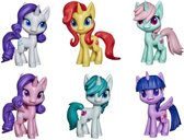My Little Pony Friends - Applejack - Rarity - Twilight Sparkle - Pinkie Pie - Fluttershy - Rainbow Dash - 6 stuks