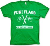 The Big Bang Theory Heren Tshirt -2XL- Fun With Flags Groen