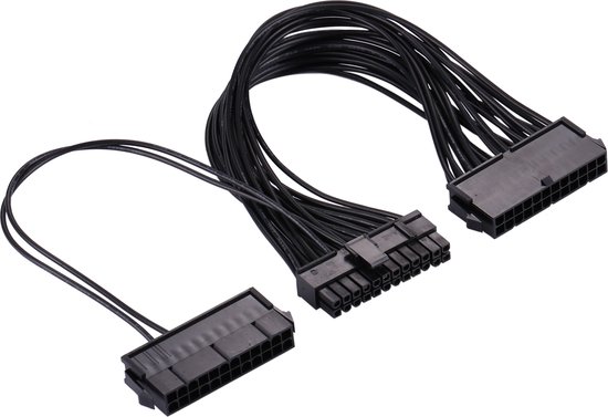 Voedingkabel 2x Voeding PSU - Splitter Dual PSU Cable - ATX Power Supply Splitter Connector