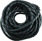 Spiral wrap kabelgeleider zwart -  bundel diameter: 12 - 120 mm