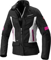 Spidi Voyager 4 Lady Black Fuchsia Textile Motorcycle Jacket XS