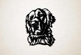 Wanddecoratie - Hond - Golden Retriever 7 - XS - 29x23cm - Zwart - muurdecoratie - Line Art