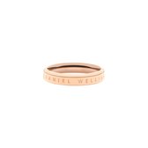 Daniel Wellington Classic Dames en heren Ring Staal - Roségoudkleurig - 20.50 mm / maat 64