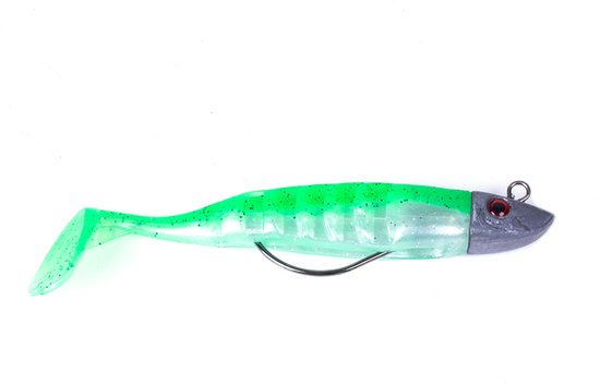 DLT Soft Invasion - Shad - Green - 26gr - 11cm - Wit van DLT — afbeelding 3