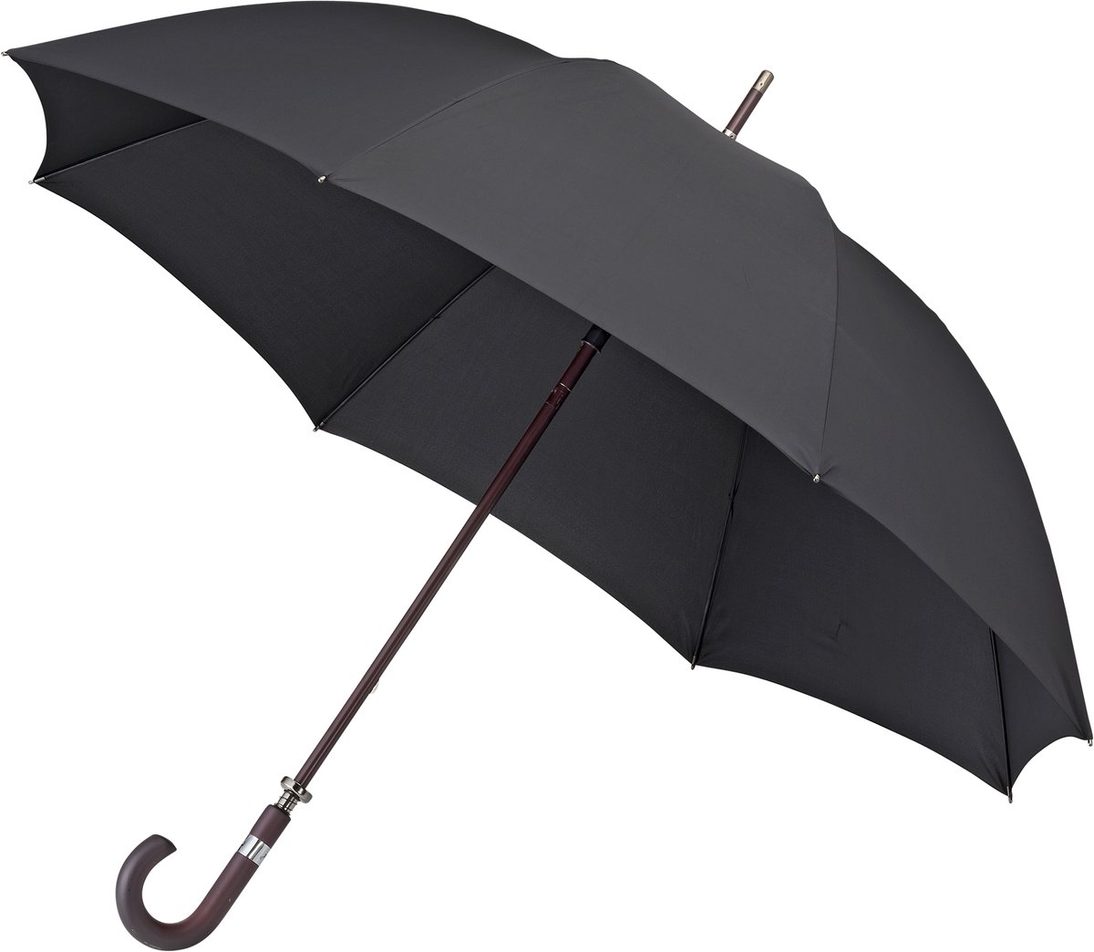 Bol.com Falcone - Paraplu - Ø 130 cm - Windproof - Extra Stevig - Zwart aanbieding