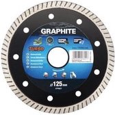 Graphite Diamantschijf 200x22x6,0x1,6mm Turbo Super Dun MPA EN13236