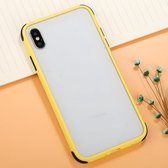 Voor iPhone XS Max TPU + PC Volledige dekking Anti-val beschermhoes (geel)