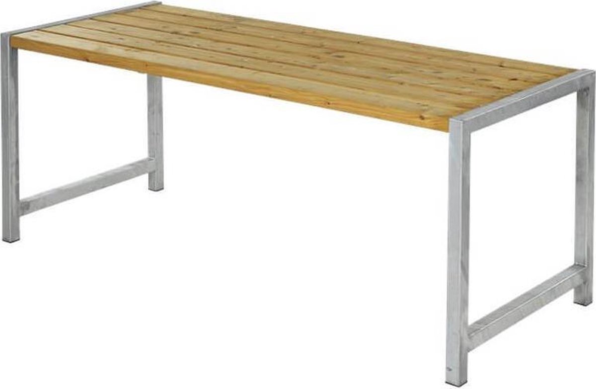 Planken tafel lariks geolied - Plankesaet 77 x 186 x 72 cm