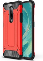 OnePlus 7 Hoesje - Mobigear - Outdoor Serie - Hard Kunststof Backcover - Rood - Hoesje Geschikt Voor OnePlus 7