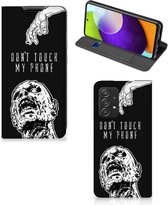 Telefoonhoesje met Quotes Geschikt voor Samsung Galaxy A52 Bookcase Cover Zombie