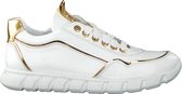 Jochie & Freaks 20504 Lage sneakers - Leren Sneaker - Meisjes - Wit - Maat 39