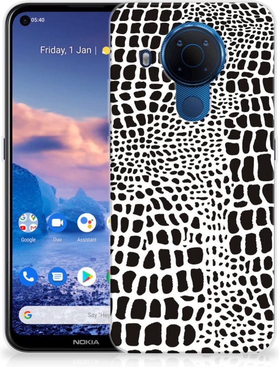 Nokia 5.4 TPU Hoesje Slangenprint