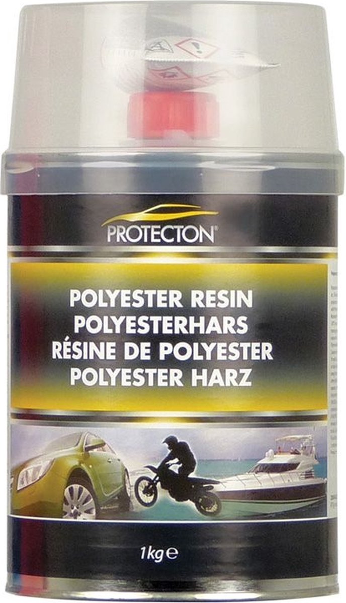 Protecton Polyesterhars 1 kg – Snel drogend - veelzijdig - sterk - gebruiksvriendelijk