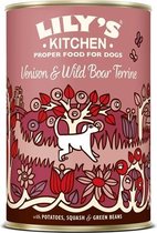 Lily's kitchen dog venison wild boar terrine - 6x400 gr - 1 stuks