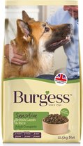 Burgess dog sensitive brits lam / rijst - 12,5 kg - 1 stuks