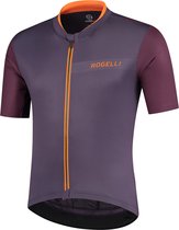 Rogelli Minimal - Fietsshirt Korte Mouwen - Heren - Maat 2XL - Paars, Zwart, Oranje