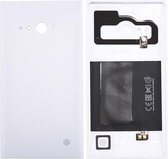 Effen kleur NFC batterij achterkant voor Nokia Lumia 735 (wit)