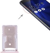 Let op type!! SIM Card Tray + SIM Card Tray / Micro SD Card Tray for Asus Zenfone 3 ZE552KL / ZC500TL / ZE520KL (Dark Blue)