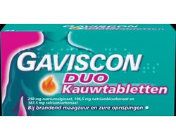 Gaviscon DUO - Maagzuurremmer - 24 Kauwtabletten