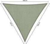 Shadow Comfort® Gelijkzijdige driehoek schaduwdoek - UV Bestendig - Zonnedoek - 500 x 500 x 500 CM - Moonstone Green