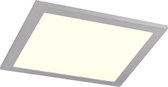 LED Plafondlamp WiZ - Smart LED - Nitron Alineon - Slimme LED - Dimbaar - Aanpasbare Kleur - 15W - Mat Titaan - Vierkant