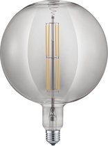 LED Lamp - Design - Nitron Globe - Dimbaar - E27 Fitting - Rookkleur - 8W - Warm Wit 2700K