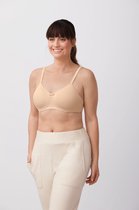 Amoena Voorgevormde Prothese Bh zonder Beugel Lara Cotton SB NUDE - maat 80E