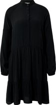 Mbym blousejurk marranie Zwart-Xs (36)