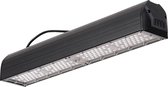 LED High Bay - Zarigmo - 100W - Rechthoek - Magazijnverlichting - Waterdicht IP65 - Helder/Koud Wit 6400K - Aluminium - BES LED