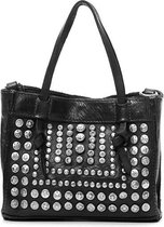 Campomaggi Handbag S Strass + Studs Black