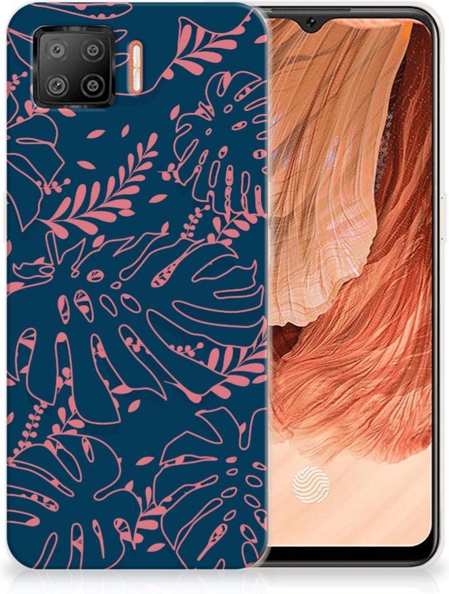 TPU Hoesje voor OPPO A73 4G TPU Case Palm Leaves