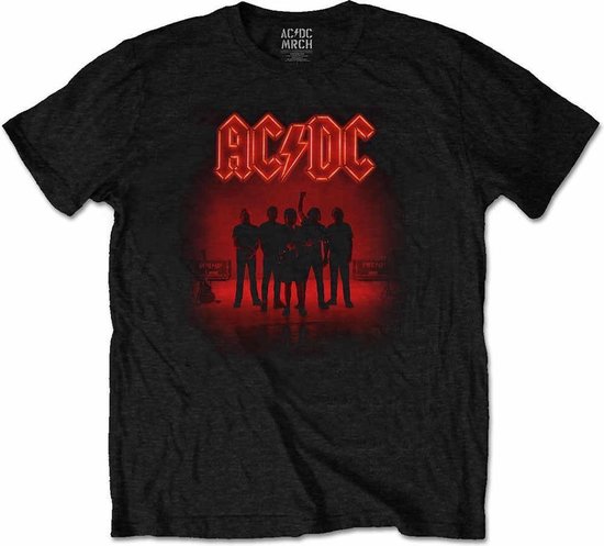 T-shirt ACDC Vintage Homme - Gris - Taille L/XL - Occasion Très Bon état