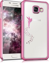 kwmobile hoesje voor Samsung Galaxy A3 (2016) - backcover voor smartphone - Fee design - roze / transparant