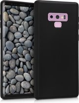 kwmobile telefoonhoesje voor Samsung Galaxy Note 9 - Hoesje voor smartphone - Back cover in mat zwart