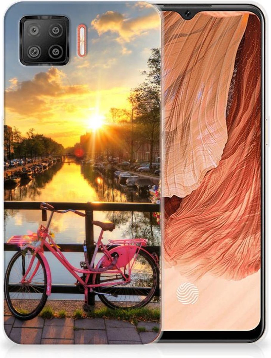 OPPO A73 4G Siliconen Back Cover Amsterdamse Grachten