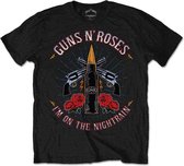 Guns N' Roses - Night Train Heren T-shirt - S - Zwart