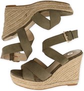 LA STRADA dames sandaal kaki BEIGE 39