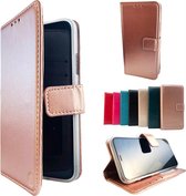 Apple iPhone 12 Mini Rose Gold Wallet / Book Case / Boekhoesje/ Telefoonhoesje / Hoesje iPhone 12 Mini met vakje voor pasjes, geld en fotovakje